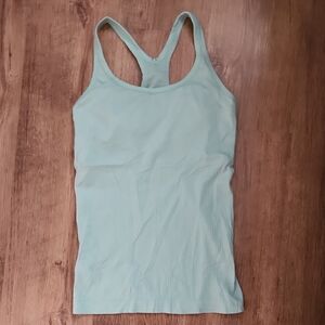 Lululemon Ebb To Street Mint Green Women's Tank Top Size 8